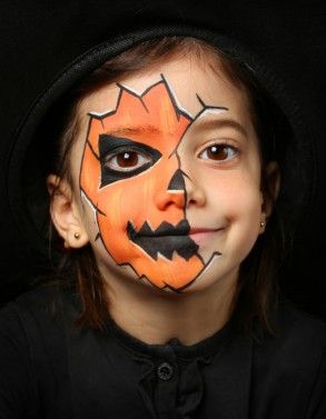 Playful pumpkin. Are you looking for a last-minute simple Halloween makeup for kids - boys and girls? We've got plenty of easy, cute, and adorably scary Halloween face painting ideas for you! Read on to know more!