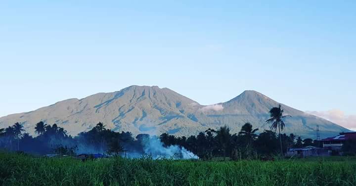 Mt. Banahaw. View from City of Tayabas, Quezon province 
