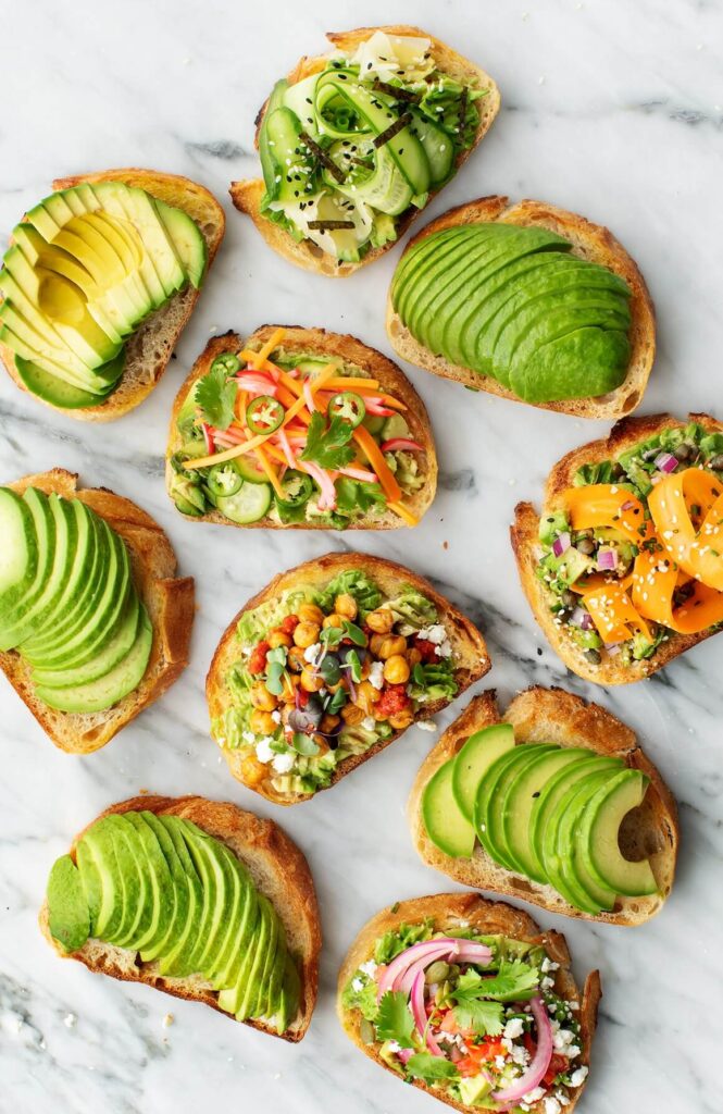 Avocado Toast. Quick and healthy breakfast recipes - easy and incredibly delicious meals for busy mornings! Find easy to cook omelette, cheesy burrito, breakfast sandwiches, some sweets like smoothies, parfaits, pancakes, and more!