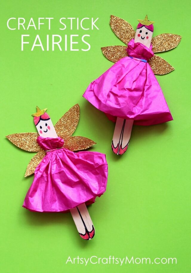 Craft Stick Fairy