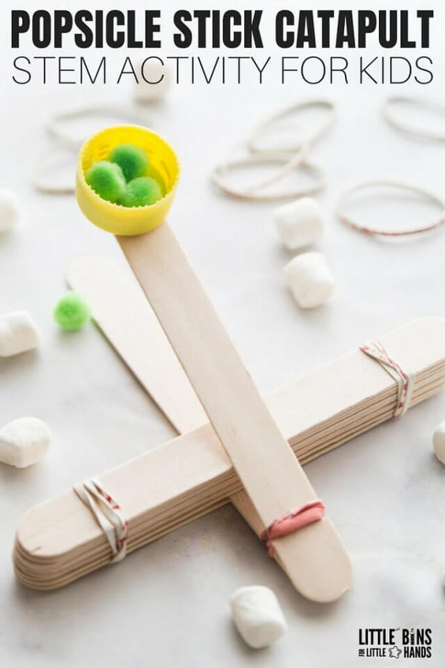 Popsicle stick catapult design
