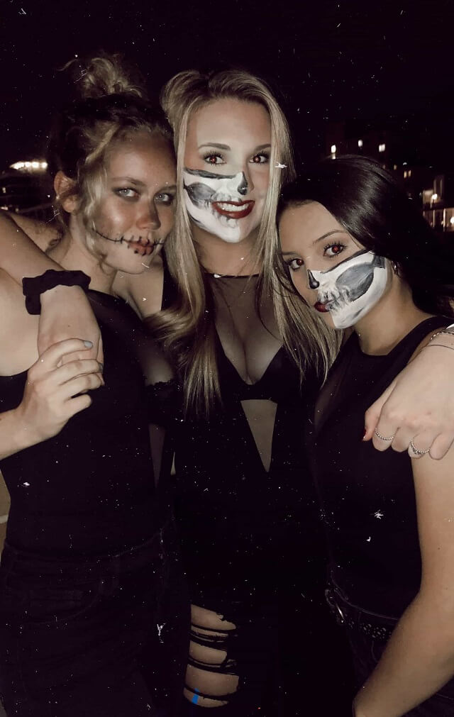 Sexy Skulls. These are the best college Halloween costume ideas including hot costumes, easy costumes, group costume ideas and more! Read on to find out.