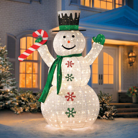 Light Up Snowman Decoration