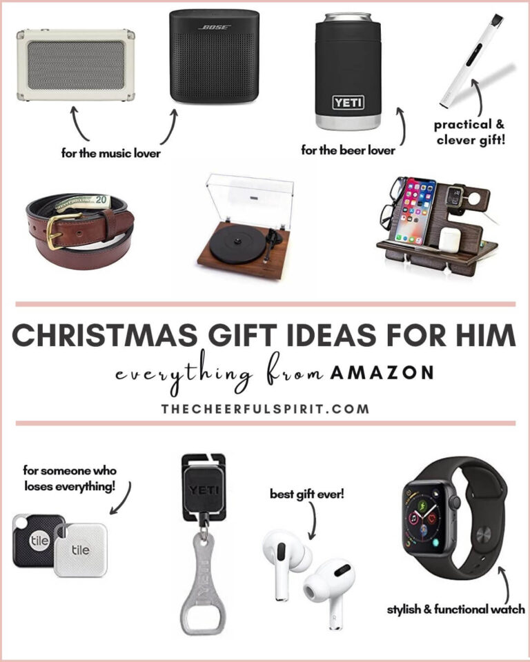 32+ Best Christmas Gift Ideas For Men! - The Cheerful Spirit