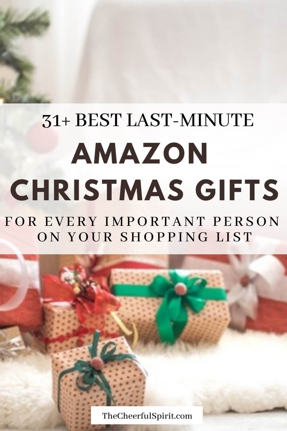 Best LastMinute Amazon Christmas Gift Ideas  The Cheerful Spirit