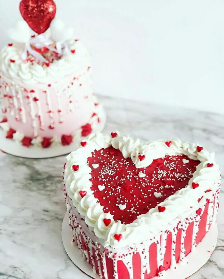 The Prettiest Heart Shaped Cake Designs You'll Love - The Cheerful Spirit