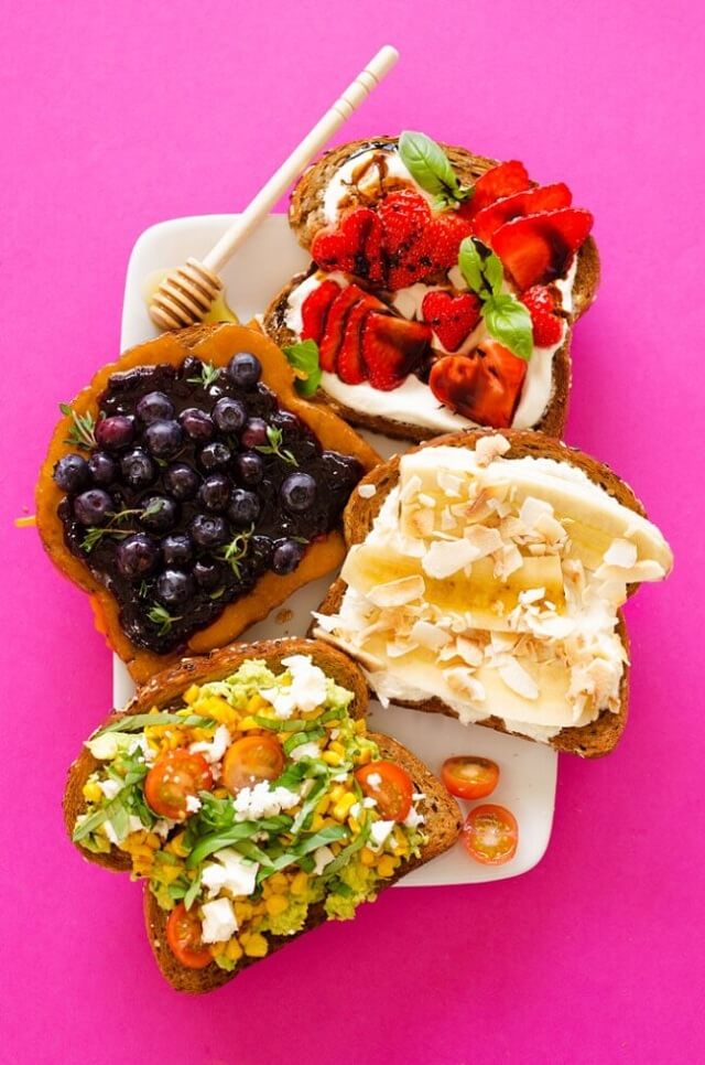 4 Easy Toast Toppings