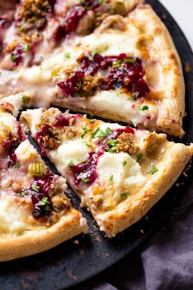 Thanksgiving Leftover Pizza