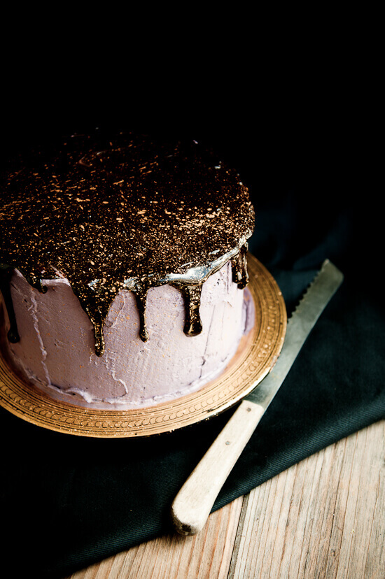 Oreo Olallieberry Chocolate Cake