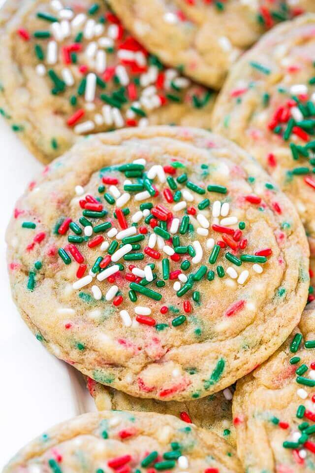 Holiday Sprinkles Cookies