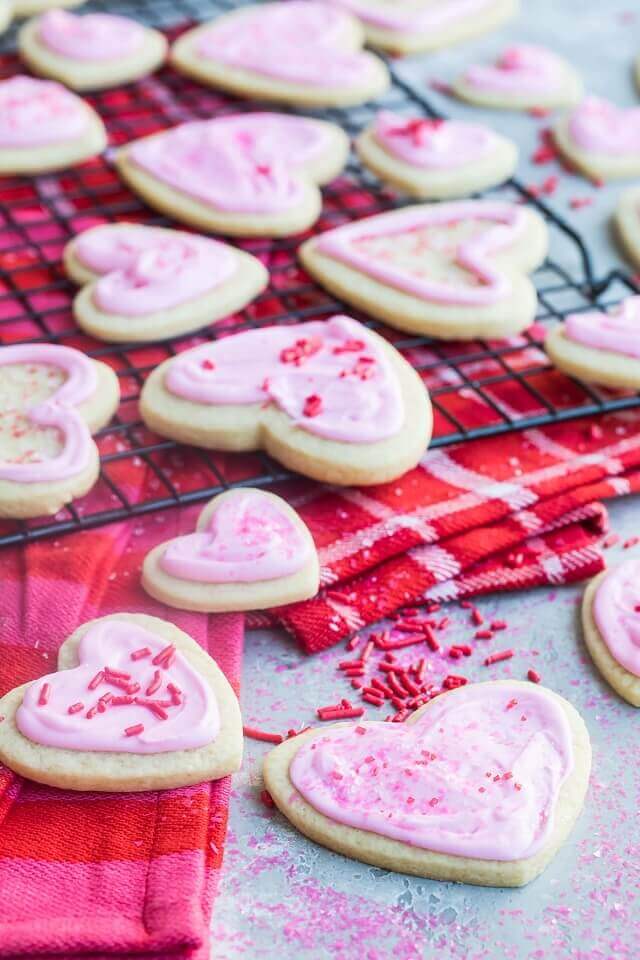 Frosted Valentine Cookies