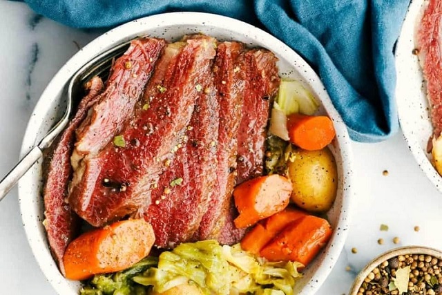 Traditional Corned Beef & Cabbage