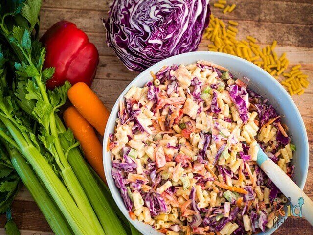 Best Ever Rainbow Pasta Salad