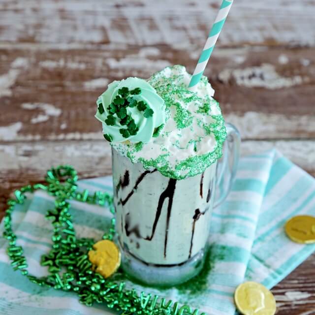 Do you have a good feeling about something? With a milkshake like this, you might just find the pot of gold.
