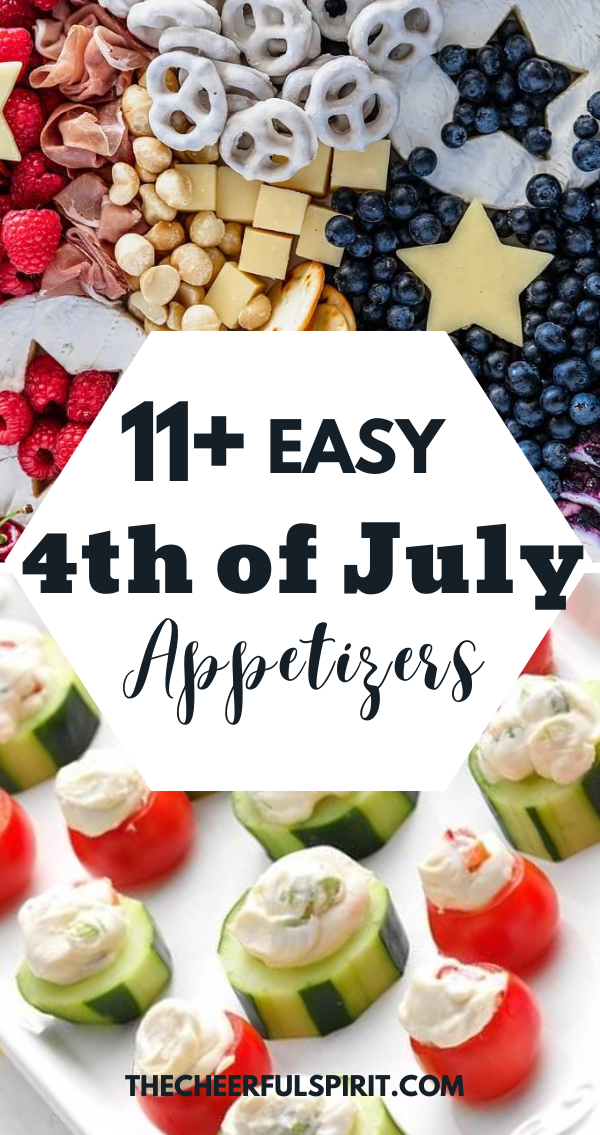 These delectable 4th of July appetizers are ideal while you wait for the grilling to begin! From pinwheels and skewers to salads and something sweet, there's something for you here that you'll definitely enjoy!