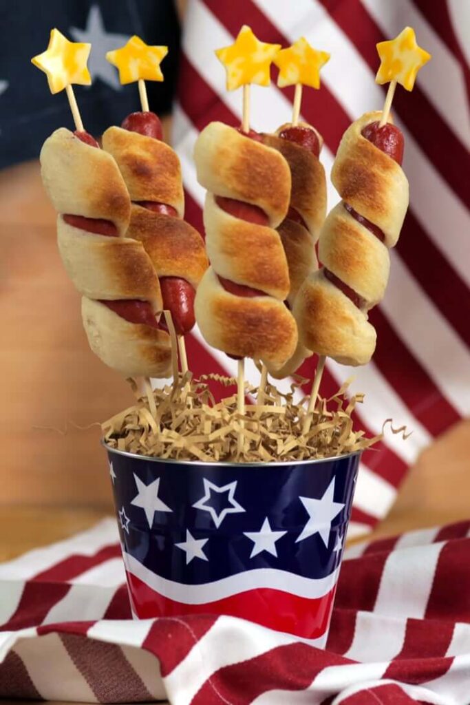 13. Dazzle the Crowd With Firework Hot Dogs