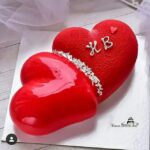 25+ Prettiest Heart Shape Cake Design You'll Love - The Cheerful Spirit