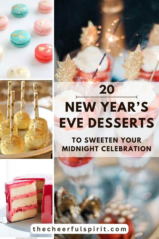 Celebrate the countdown to a sweet new year with mouthwatering New Year's Eve desserts! Indulge in delectable cakes, pastries, and treats that will dazzle your taste buds. From sparkling champagne cupcakes to shimmering gold-dusted macarons, these delightful sweets will add a touch of elegance to your festivities. Cheers to a deliciously joyful start to the year!