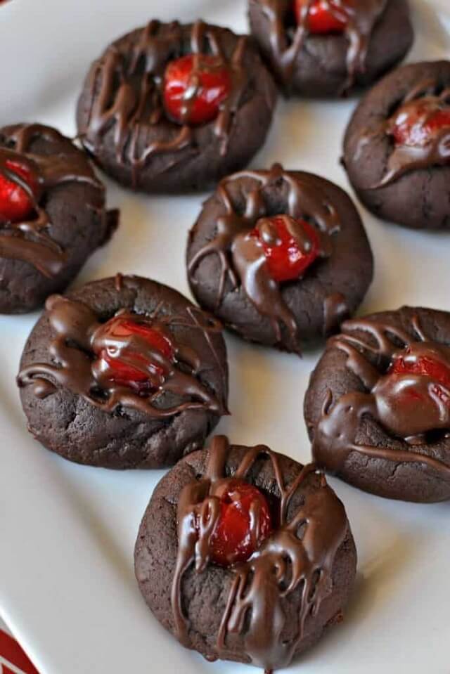 Chocolate Cherry Cookies