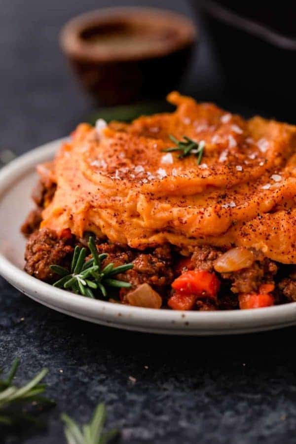 Healthy Dinner Ideas - Sweet Potato Shepherd’s Pie
