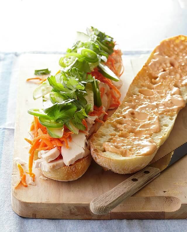 Rotisserie Chicken Banh Mi