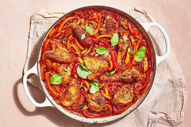 Summer Chicken and Pepper Stew